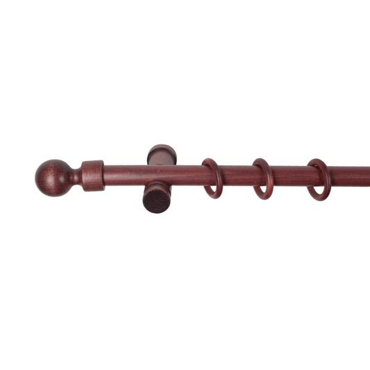 Galerie simpla lemn masiv Giro, consola moderna, nuanta mahon, 220 cm - KIT COMPLET