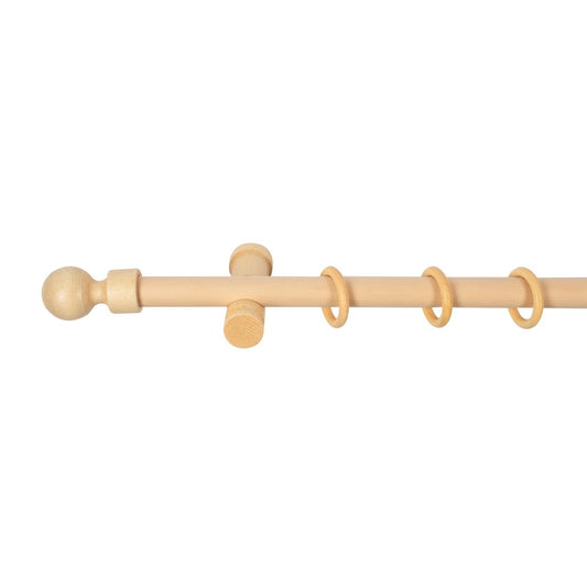 Galerie simpla lemn masiv Giro, consola moderna, nuanta natur, 160 cm - KIT COMPLET