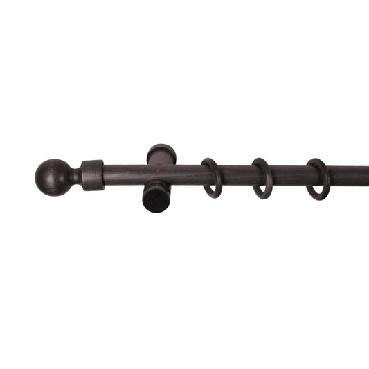 Galerie simpla lemn masiv Giro, consola moderna, nuanta wenge, 220 cm - KIT COMPLET