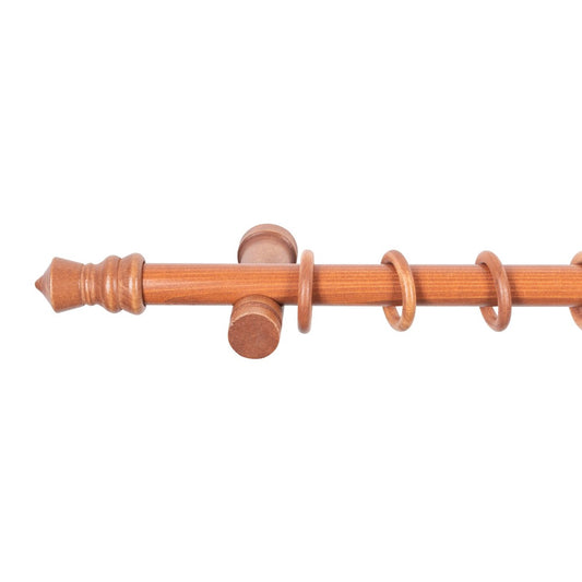 Galerie simpla lemn masiv King, consola moderna, nuanta cires, 280 cm - KIT COMPLET