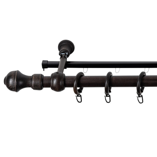 Galerie simpla lemn masiv Ares, nuanta wenge, 280 cm - SINA U INCLUSA