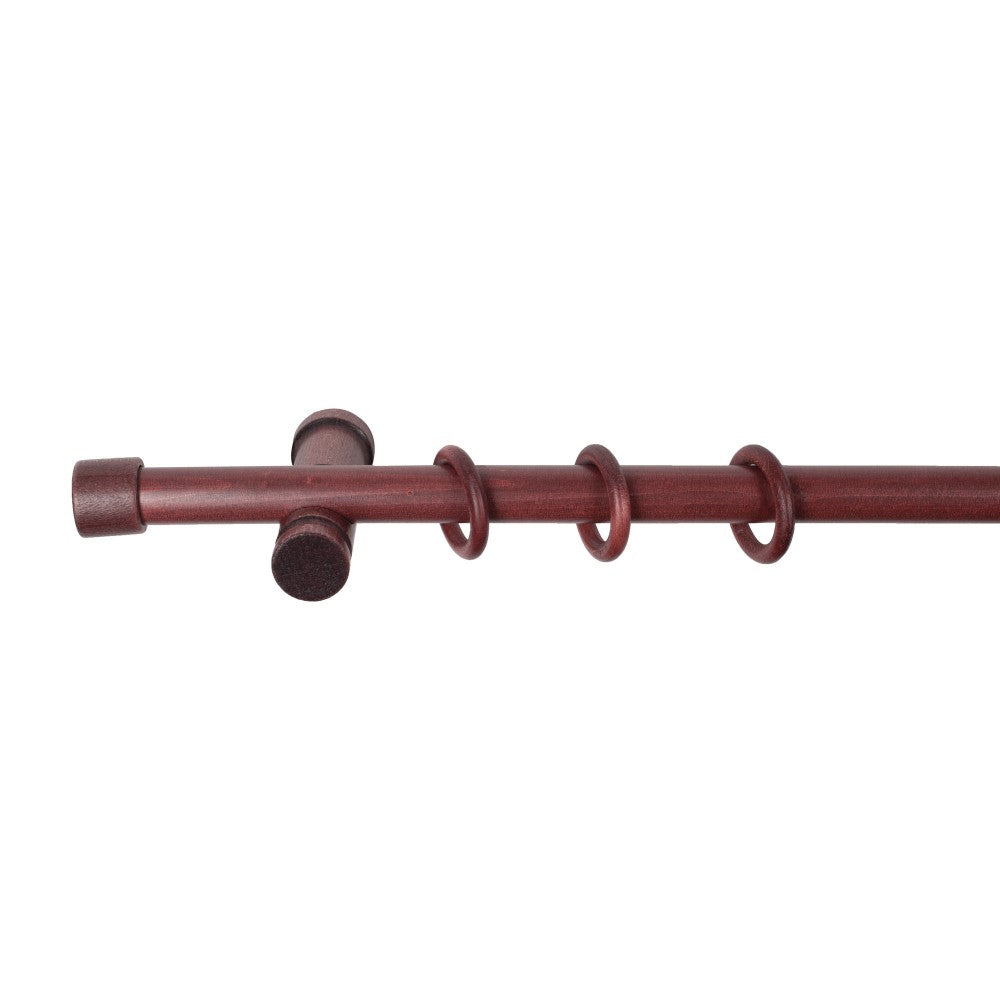 Galerie simpla lemn masiv Cafiro, consola moderna, nuanta mahon, 120 cm - KIT COMPLET