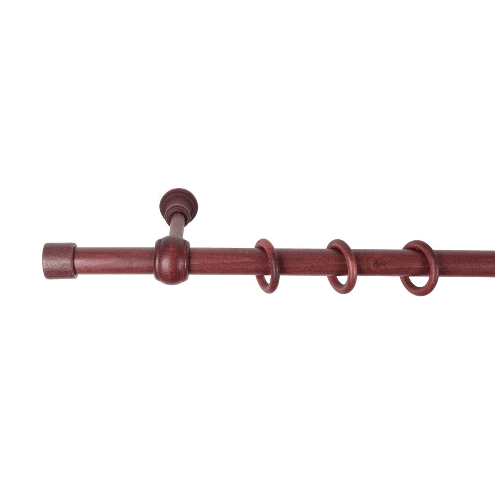 Galerie simpla lemn masiv Cafiro, consola standard, nuanta mahon, 120 cm - KIT COMPLET