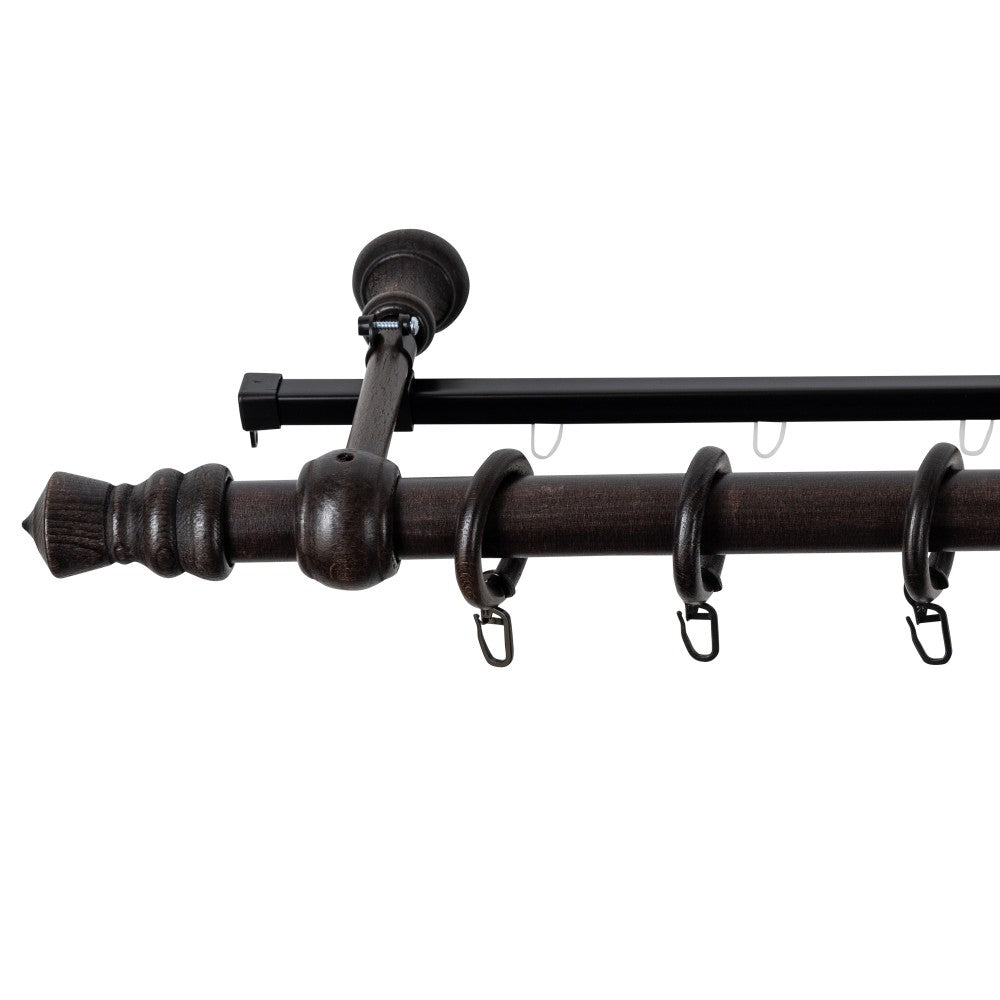Galerie simpla lemn masiv King, nuanta wenge, 260 cm - SINA U INCLUSA