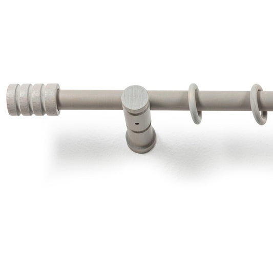 Galerie simpla lemn masiv Pisa, consola moderna, nuanta gri-antic, 280 cm - KIT COMPLET