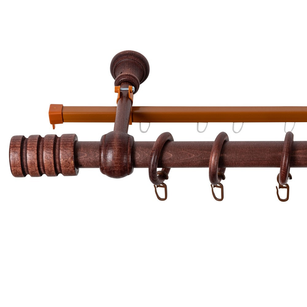 Galerie simpla lemn masiv Pisa, nuanta mahon, 120 cm - SINA U INCLUSA