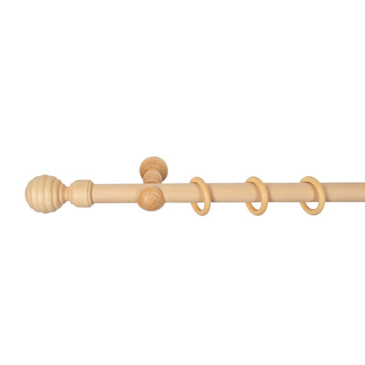 Galerie simpla lemn masiv Regal, consola clasica, nuanta natur, 300 cm - KIT COMPLET