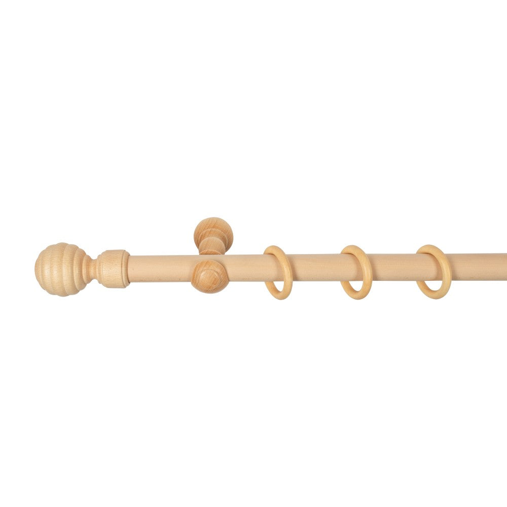 Galerie simpla lemn masiv Regal, consola clasica, nuanta natur, 280 cm - KIT COMPLET