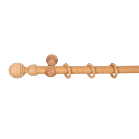 Galerie simpla lemn masiv Regal, consola clasica, nuanta stejar, 360 cm - KIT COMPLET
