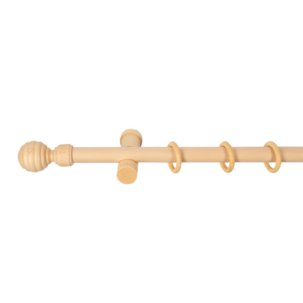 Galerie simpla lemn masiv Regal, consola moderna, nuanta natur, 240 cm - KIT COMPLET