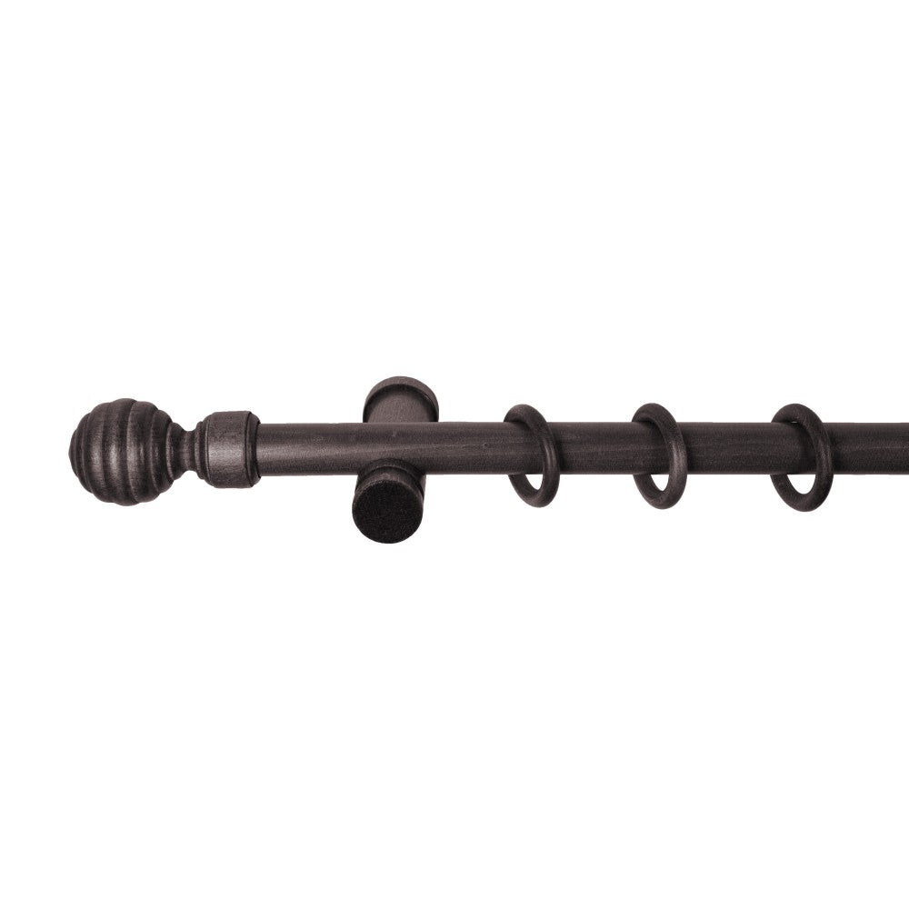Galerie simpla lemn masiv Regal, consola moderna, nuanta wenge, 320 cm - KIT COMPLET