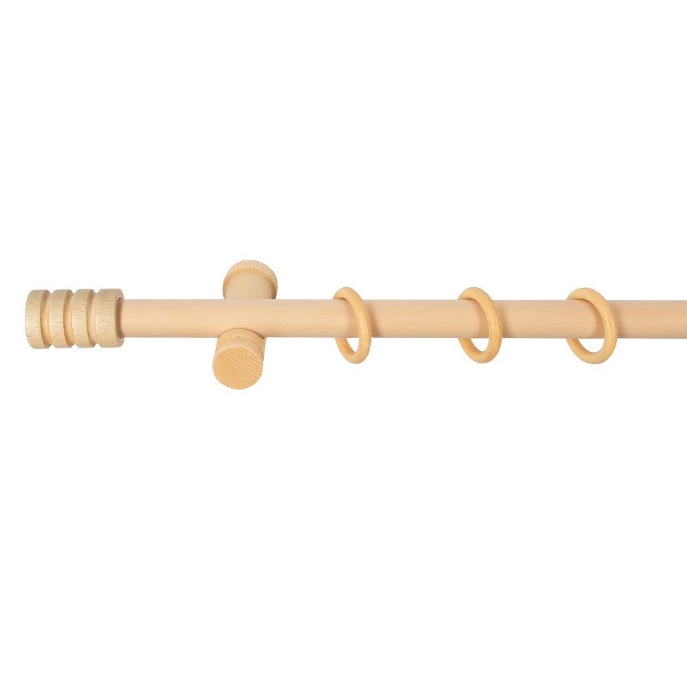 Galerie simpla lemn masiv Pisa, consola moderna, nuanta natur, 260 cm - KIT COMPLET