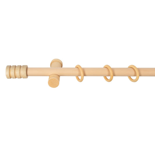 Galerie simpla lemn masiv Pisa, consola moderna, nuanta natur, 200 cm - KIT COMPLET
