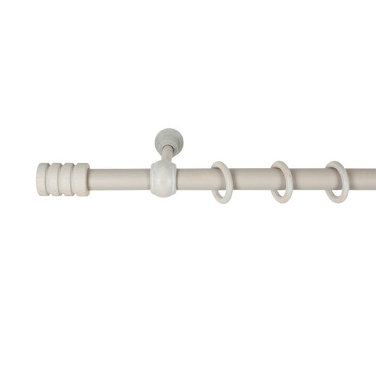 Galerie simpla lemn masiv Pisa, consola standard, nuanta gri-antic, 180 cm - KIT COMPLET