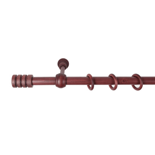 Galerie simpla lemn masiv Pisa, consola standard, nuanta mahon, 140 cm - KIT COMPLET