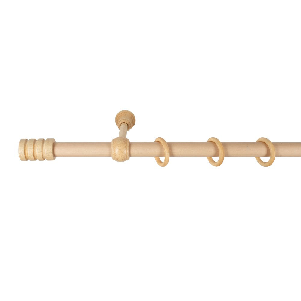 Galerie simpla lemn masiv Pisa, consola standard, nuanta natur, 220 cm - KIT COMPLET
