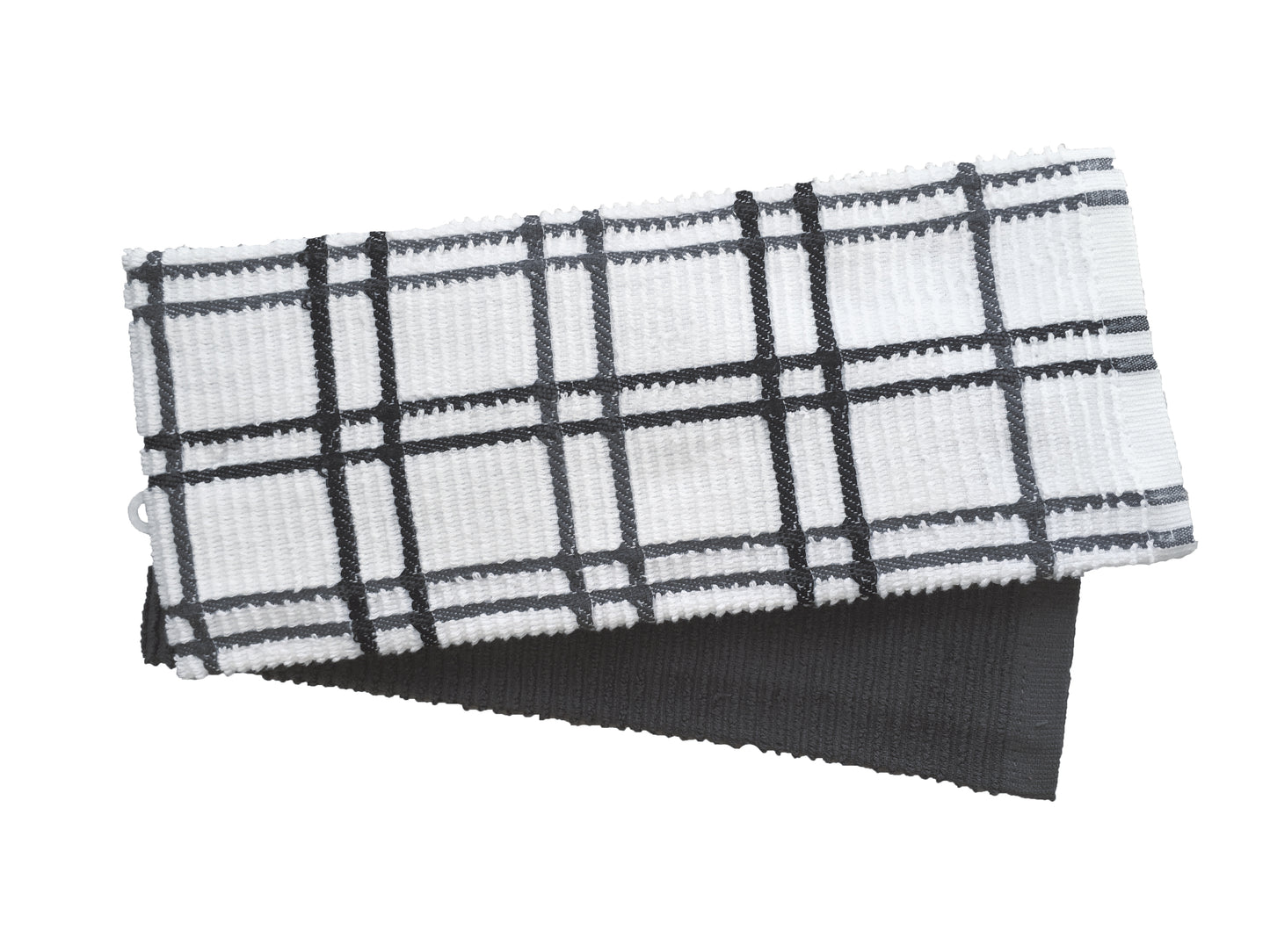 Set prosoape de bucatarie 2 bucati GRI 100% bumbac