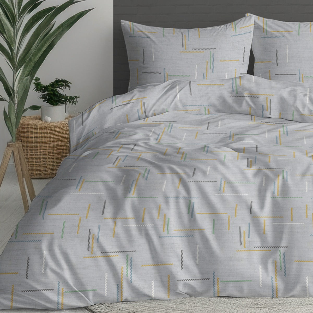 Lenjeria de pat GREYSON 100% Bumbac Ranforce 2 piese