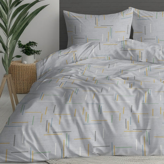 Lenjeria de pat GREYSON 100% Bumbac Ranforce 2 piese