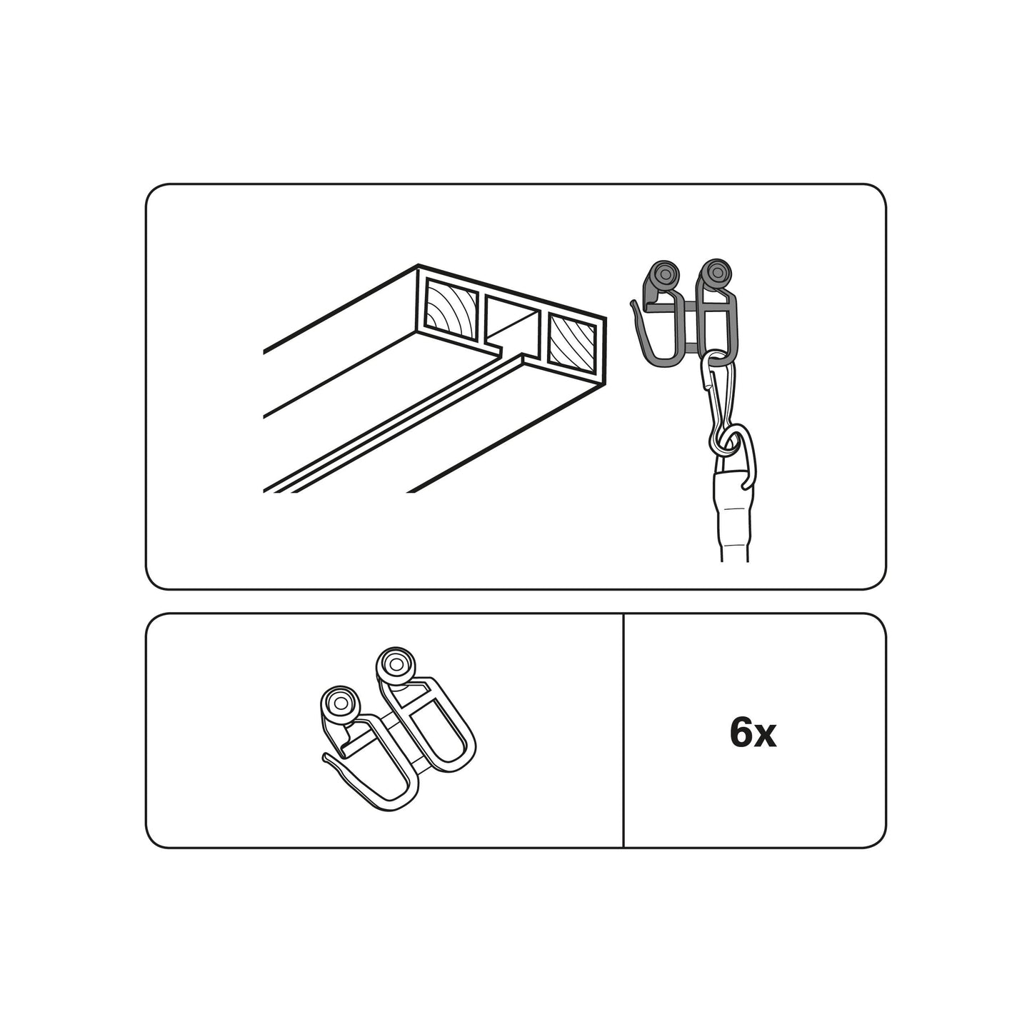 Călăreți dubli pt. șine GK