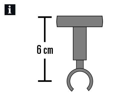 Consolă de tavan Kira 19mm Cappuccino