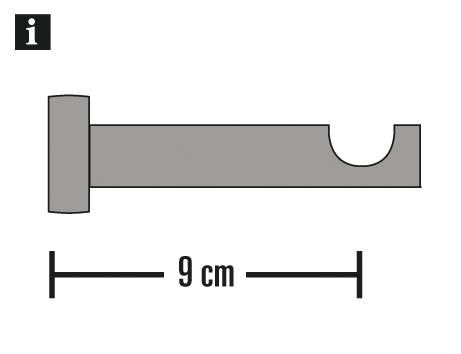 Consolă simplă Kira 19mm Șampanie