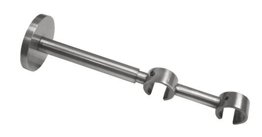 Romana Double Console 20mm Satin Silver