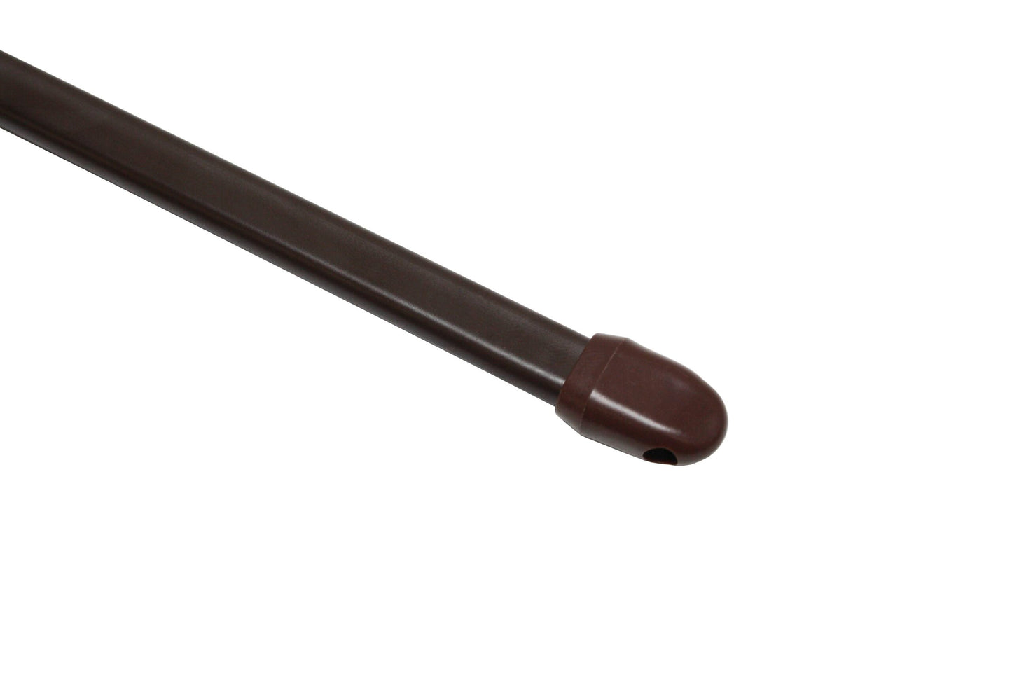 Bară extensibilă pt. perdeluțe 11mm Alb 80-120 cm