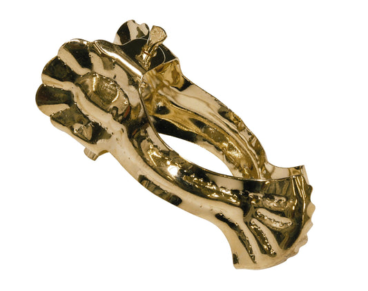 Viennese clips for curtain rods Gold