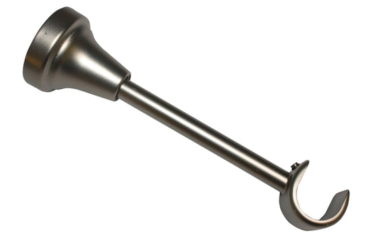 Consolă simplă 14cm Europa 19mm Argintiu satin