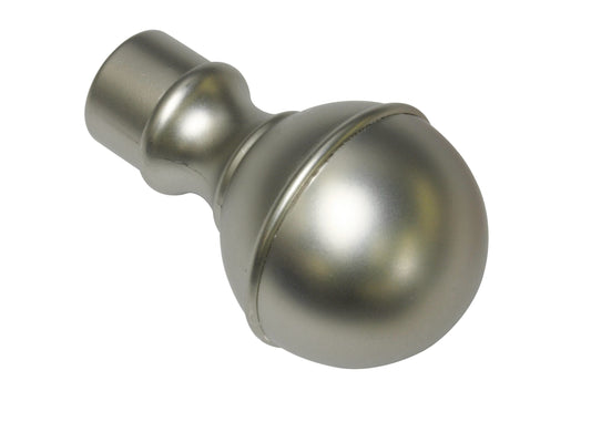 Capăt Europa Geo 19mm Argintiu satin