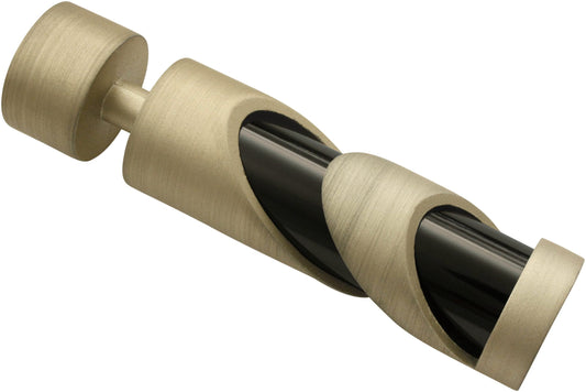Capete Kira Tube 19mm Șampanie/Negru