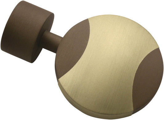 Capete Kira Disc 19mm Cappuccino/Șampanie