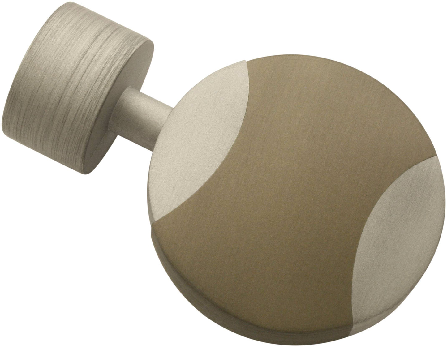 Capete Kira Disc 19mm Cappuccino/Șampanie