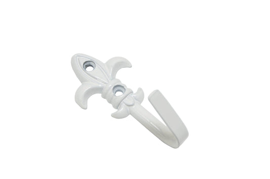 Cârlig decorativ Lily Alb
