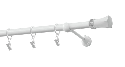 Diamant metal gallery kit 19mm White 200 cm