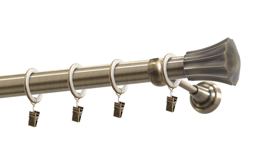 Rodos metal gallery kit 25mm Antique gold 160 cm