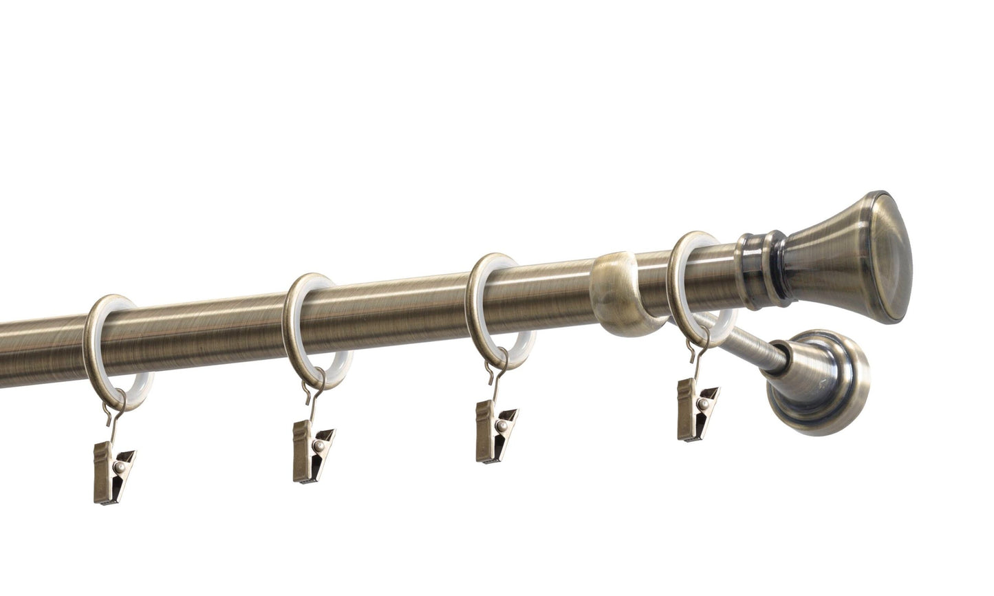 Kit galerie metal Jazz 19mm Argintiu satin 240 cm