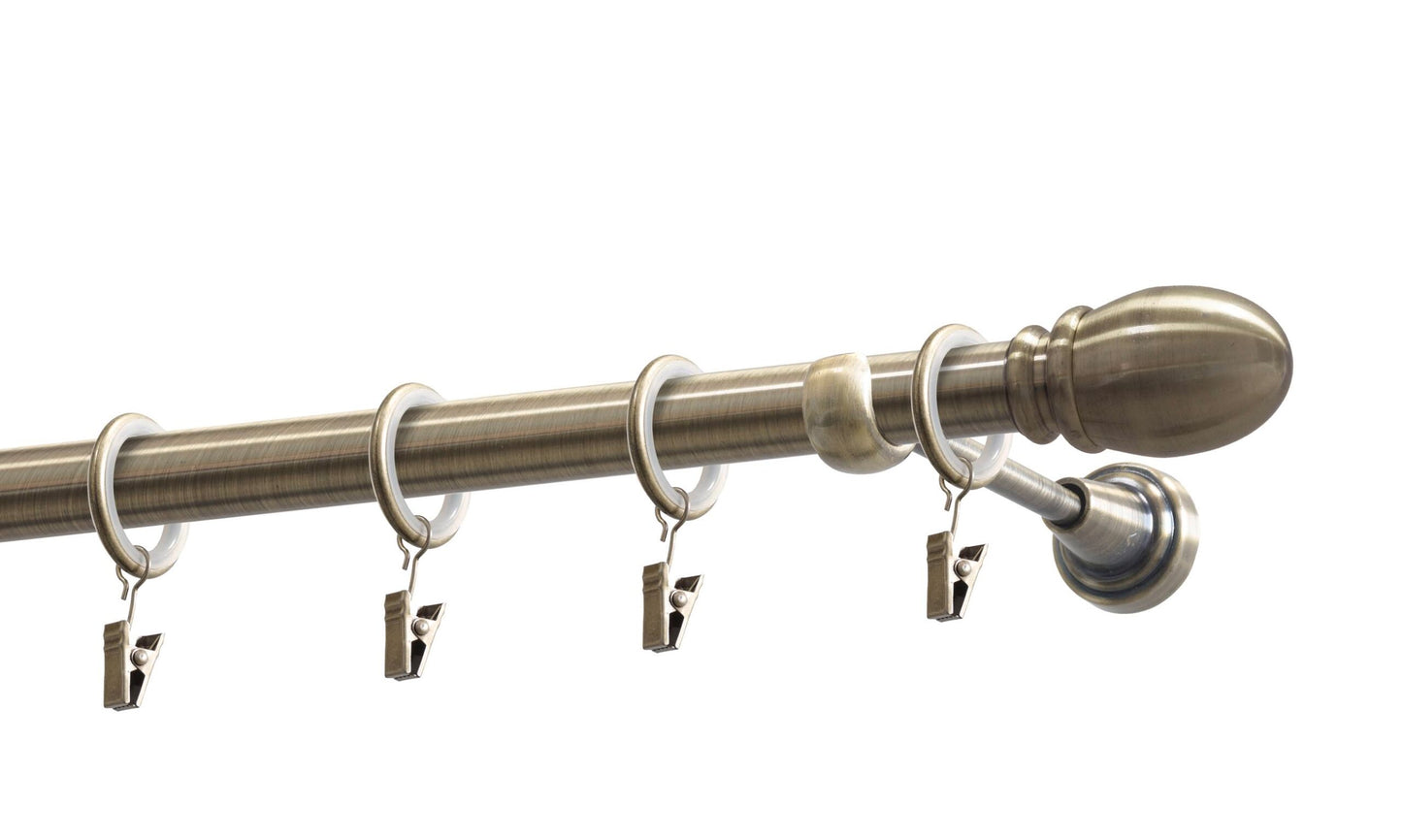 Kit galerie metal Par 19mm Argintiu satin 240 cm