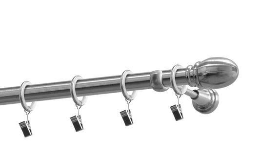 Kit galerie metal Par 19mm Argintiu satin 160 cm