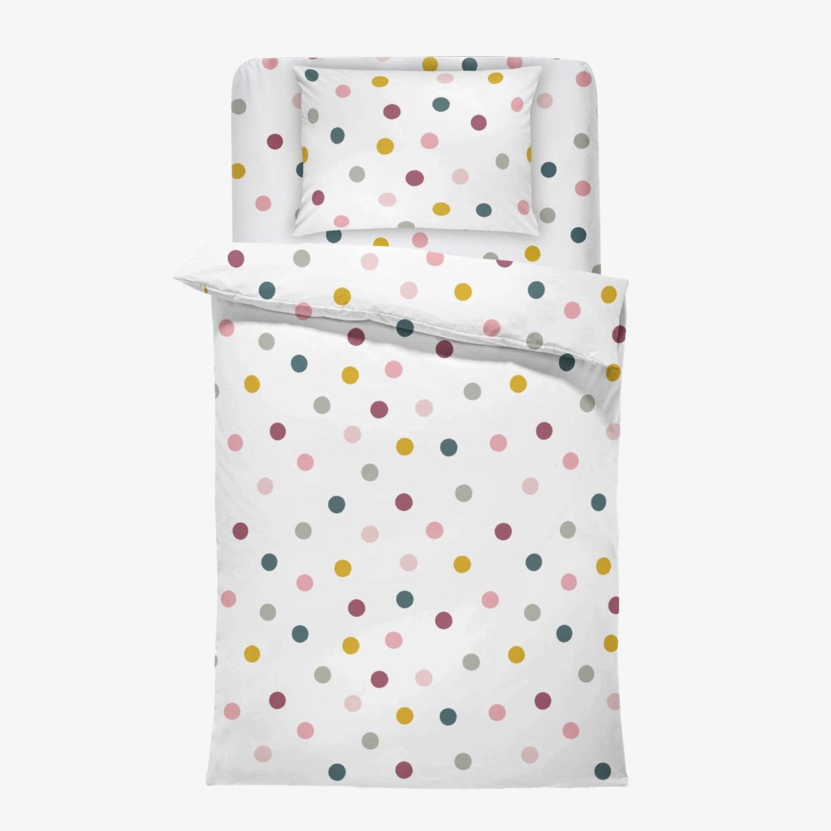 Lenjerie de pat pentru bebelusi JOY 100% bumbac ranforce 3 piese