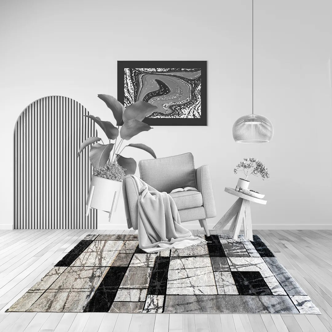 Covor PIERRE CARDIN SOFT LINE Chrom Mustar