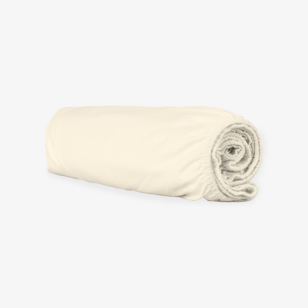 Cearsaf de pat cu elastic 180/200/25 NATURAL 100% bumbac natural netratat