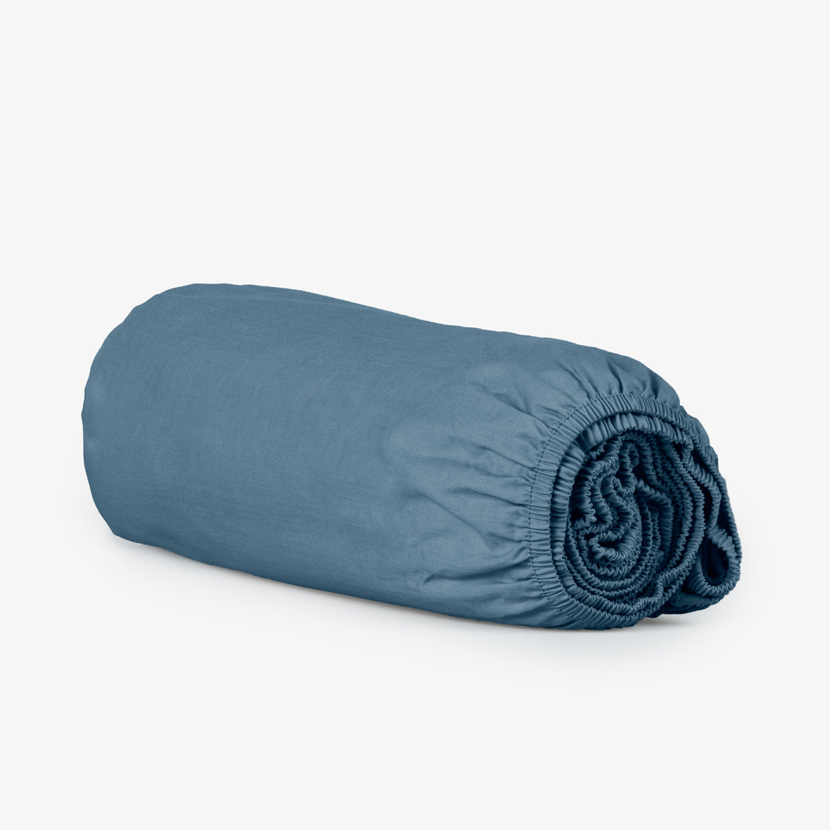 Cearsaf cu elastic NUANCES ALBASTRU 100% bumbac ranforce 160/200/30 cm