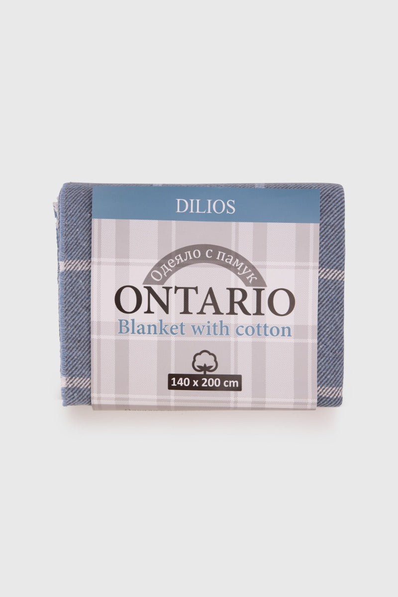Patura ONTARIO ALBASTRU 140/200 cm