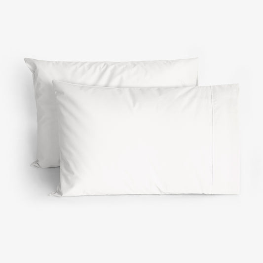 Set fete de perna ALB PERCALE 50/70 cm