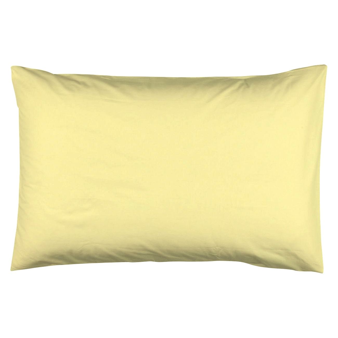 Fata de perna uni GALBEN DESCHIS 100% bumbac ranforce 50/70 cm