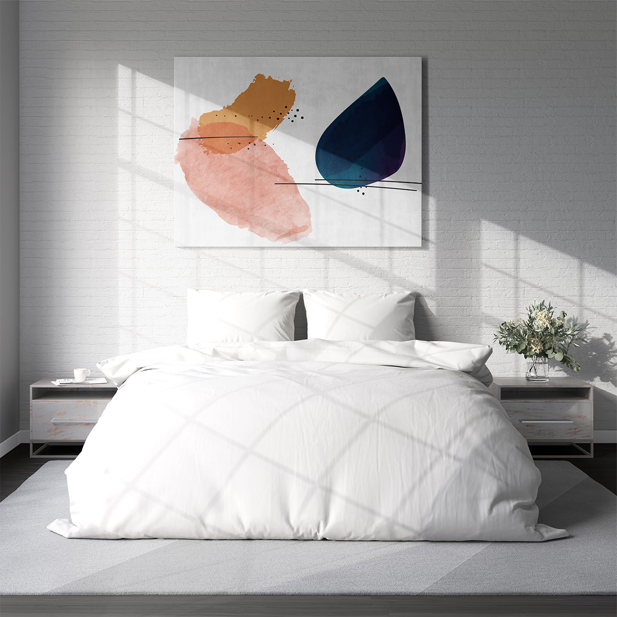 Cearsaf de pilota ALB 200/215 cm 100% bumbac ranforce