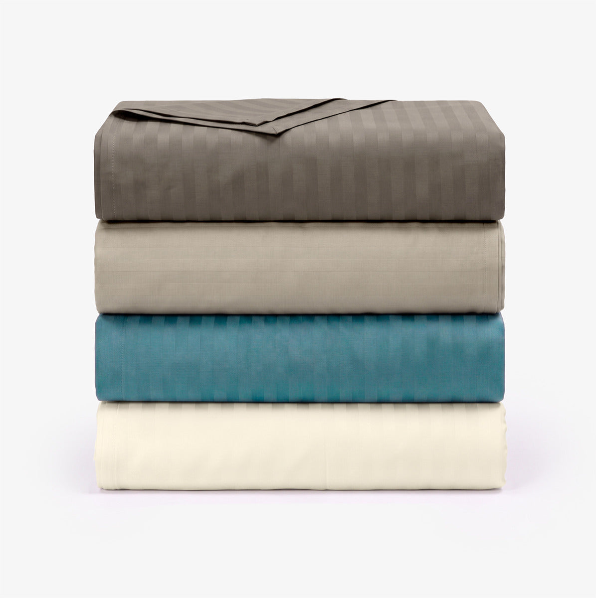 Striped bed sheet SEVILLA LUX ECRU 150/260 cm