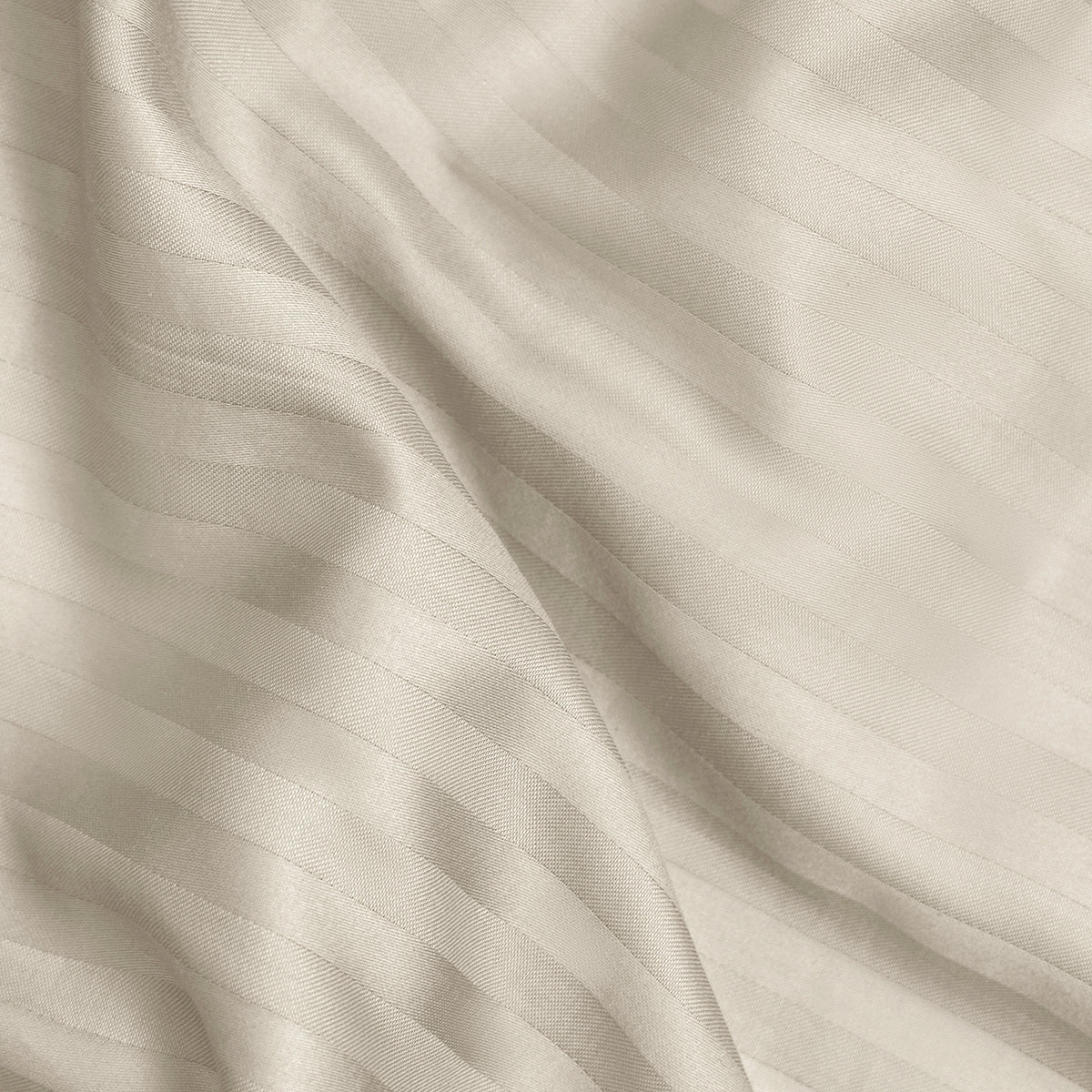 Cearsaf de pat cu dungi SEVILLA LUX GRI NISIPIU BEJ 240/260 cm